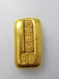 new Antique-style Craft Gold Ingot Gold Bar Gold Silk Brass Material Five Emperors Gold Bars Gold Si
