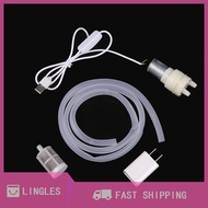 LINGLES DIY High-Flow Electric Wine Pump USB Interface Peristaltic Pump Miniature Dosing Pump Electr