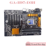 For GA-H97-D3H Motherboard 32GB LGA 1150 DDR3 ATX H97 Mainboard Tested Fully Work