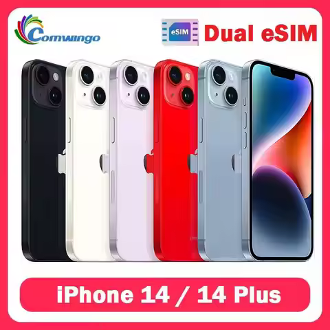 Apple iPhone 14 / 14 Plus 6GB RAM 128/256GB ROM US version Dual eSIM OLED Face ID NFC A15 5G cellpho