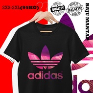 ADIDAS BAJU BEST SELLER MALAYSIA T-SHIRT 100%COTTON LENGAN PENDEK/LELAKI PEREMPUAN/HARGA BORONG MURAH/KAIN LEMBUT