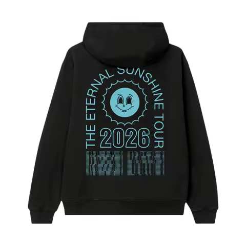 The Eternal Sunshine Tour Graphic Merch 2026 Black Hoodie Cotton Unisex Men‘s Women's Hooded Ariana 