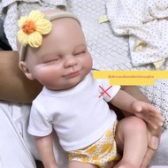13.5 นิ้ว Chubby Hayley Mini Reborn ซิลิโคน Reborn ตุ๊กตาเด็กทารก Reborn ตุ๊กตาสาวซิลิโคนแข็งนุ่มตุ๊
