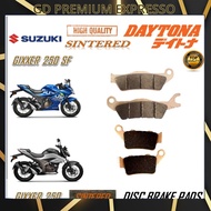 SUZUKI GIXXER 250 GIXXER 250 SF BRAKE PADS SINTERED LONG LIFE TOP QUALITY