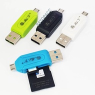 OTG CARD READER / Card Reader OTG Usb 2.0 Slot MicroSD / SD Card / Micro SD