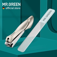 MR.GREENกรรไกรตัดเล็บสแตนเลสป้องกันการสาดเครื่องตัดเล็บมืออุปกรณ์ทำเล็บการออกแบบBionicsกรรไกรตัดเล็บ