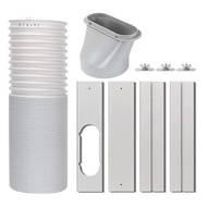 Portable Air Conditioner Window Vent Kit with Exhaust Hose Seamless