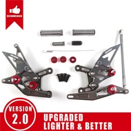 Arashi Motorcycle CNC Adjustable Footrests For YAMAHA YZF R1 2005-2022 / YZF-R6 2003 - 2022  Foot Pe