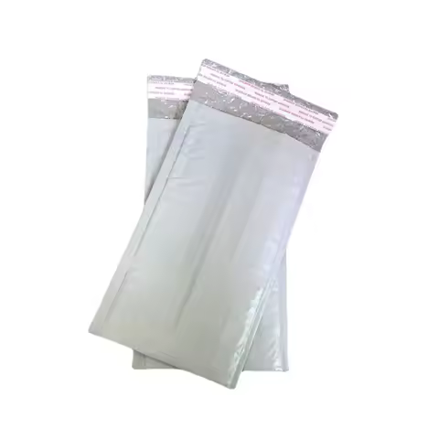10x25cm/13x32cm Long Bubble Bag Light Gray Plastic Shipping Envelope Shockproof Packaging Supplies S