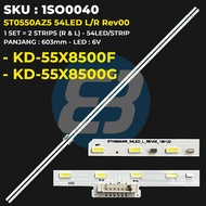 TV Backlight sony 55 Inch KD-55X8500F KD-55X8500G ST0550AZ5 54LED L/R Rev00 181106