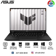 ASUS TUF A14 FA401W-VRG021W 14"2.5K Gaming Laptop AMD Ryzen AI 9 HX 370 16GB 1TB SSD RTX4060 8GB W11