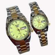 Seiko_5 Unisex Analog Watch 100% Waterproof Analog Jam couple