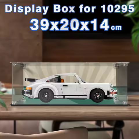 Acrylic display box for lego bricks 10295 display case for Turbo building block model car dustproof 