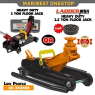 Heavy Duty 2.5 Ton / 2 Ton Floor Jack Hydraulic Floor Jack With 2 Slot Socket Dual Usage Solid Handl