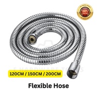 Stainless Steel 1.2M / 1.5M / 2M Flexible Hose Pipe Shower Hose Bidet Spray Hose 120CM / 150CM / 200