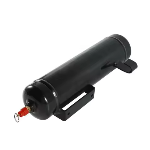 Motorcycle Rear Air Ride Suspension Air Tank For Harley Touring Road Street Glide Road King Electra 