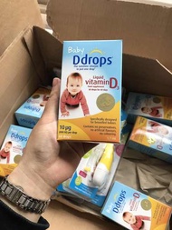 Baby Ddrops UK Imported Baby Vitamin D3 Drops 400IU 60 Drops