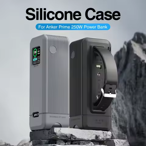 Silicone Case for Anker Prime Power Bank 27,650mAh 250W TF/SM Card Storage for Anker 250W Prime Powe