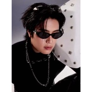 L Sunglasses Wanita Men's Premium Oval Frame UV400 Sunglasses - EQ 9507