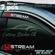 Car Gutter sticker stream sticker cover Car Gutter honda stream 2pcs