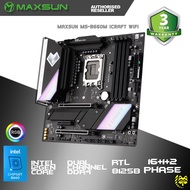 Maxsun MS-B660M Icraft WIFI/ MS-B460M-F Icraft (Intel, motherboard/mobo, aRGB pin)