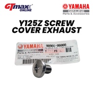 (BERANI JAMIN 100% HLY) Y125ZR Screw Cover Exhaust (Silver) / Skru Cover Ekzos (Chrome) - 98980-0600