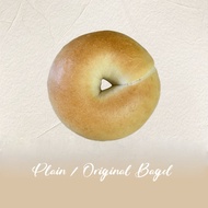 Plain Bagel Original Bagel Traditional Bagel Chewy Bagel, NO OIL NO SUGAR ADDED, fresh bake