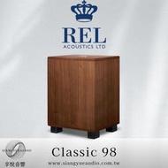 享悅音響(實體店面)英國REL Classic 98 主動式超低音 10吋300W (限量預購) {公司貨}