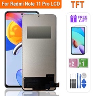 6.67 AMOLED LCD For Xiaomi Redmi Note 11 Pro LCD Touch Screen Digitizer Assembly For 2201116TG 22011