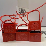 Red TPA capacitor 450VAC 2uf 2.5uf 3uf 4uf 5uf domestic product installed for tree fans and resident