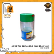 AIR TIGHT PC CONTAINER (S) 0.5LBS D7.5XH15CM MFG S-7515