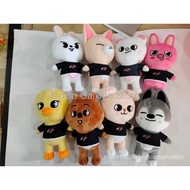 Skzoo Plush Toys Stray Kids Cartoon Stuffed Animal Plushies Doll Kawaii Companion for Kids Adults Fans zpYh