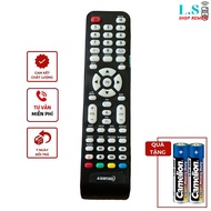Điều khiển tivi Asanzo LCD mặt trắng hàng sịn theo máy remote tivi asanzo - Hàng tốt