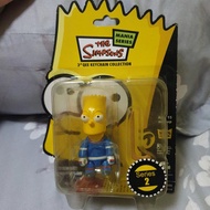Qee Keychain Collection The Simpsons Mania Series Bart Simpsons Hockey