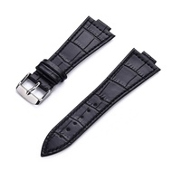 12mm Cowhide Leather Watchband For Tissot PRX series Strap T137.407 T137 Super Player Strap Bracelet Convex End Men Wrist Straps