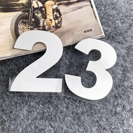 Cool Motorcycle Number Stickers 0123456789 Refit Racing Helmet Logo Moto Fuel Tank Waterproof Decals