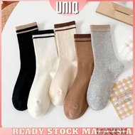 Korea Ins Kroseh Sock Women Ankle Stocking Woman Fashion Cute Comfort Plain Stripe Socks Cotton Teba