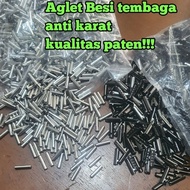 COD Aglet/Ujung rope made of copper metal, anti-rust quality, thick metal, sold per 100pcs, super pr