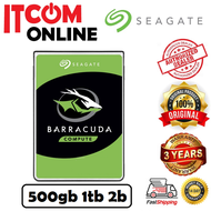 SEAGATE BARRACUDA 500GB/1TB/2TB 128MB 5400RPM SATA III NOTEBOOK HDD (ST500LM030 ST1000LM048 ST2000LM