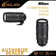 Nikon AF-S NIKKOR 80-400mm f/4.5-5.6G ED VR Lens (Nikon Malaysia Warranty)