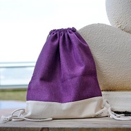 束口後背包/束繩包/束口袋 ~ 紫色(B130) RS