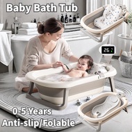 Baby Bath Tub With Temp Foldable Anti-slip Besen Mandi Baby Tempat Mandi Baby Newborn 宝宝浴盆