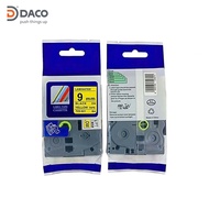 Tz2-621 Printed Label Tape Compatible for Brother P-Touch Printer Black Letters on Yellow Background