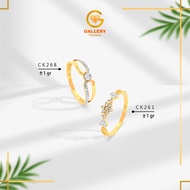 8K GOLD RING AND 6K GRADE SIMPLE CROWN SERIES CODE CK 261 CK 268