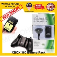 Xbox 360 4800mAh NiMh Rechargeable Battery Pack &amp; Charging Cable Kit Controller