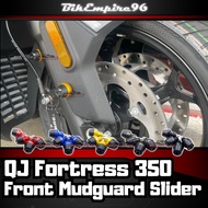 QJ Fortress 350 Front Mudguard Slider Alloy 6mm for QJ Fortress 350 Motorcycle