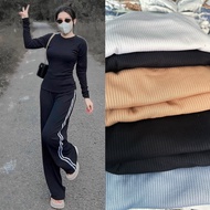 Women's wide-leg pants set (women's pajamas, women's pajamas, home wear, women's pajamas set, women'