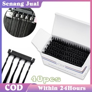 40Pcs 6D Hair Extension Buckle 2 Generation Hair Extension Clips