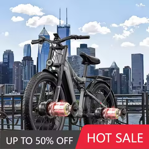 JYF Manufacturer sells 48v 17.5ah battery electric bicycle 26 inch fat tire dual motor electric bicy
