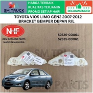 BRACKET SUPPORT BRACKET FRONT BUMPER VIOS LIMO GEN2 2007 S/D 2012 R/L